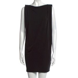 All Saints bateau neckline with zipper mini dress